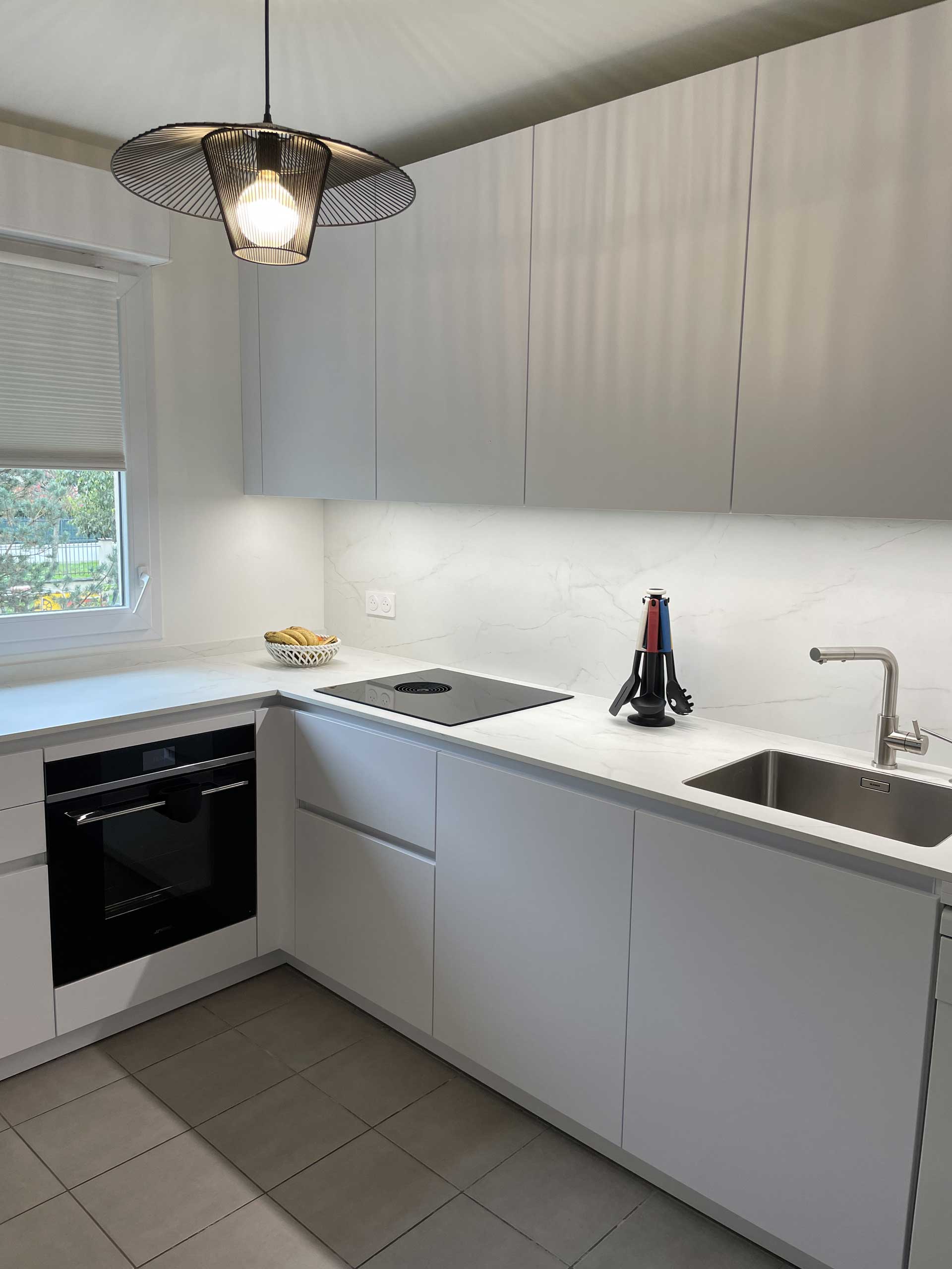 Exemple de prix dune cuisine Leicht en L